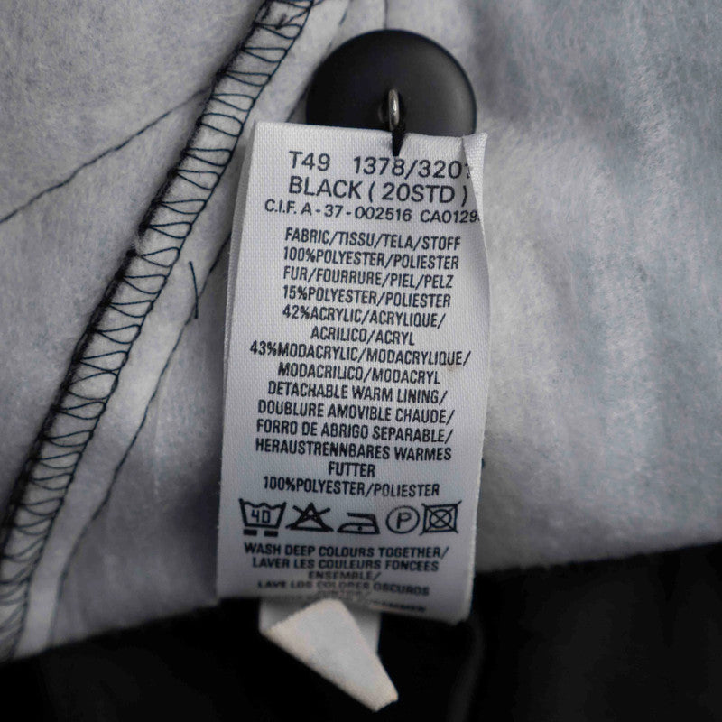 Marks &amp; Spencer Ladies Black  Coat Size 20