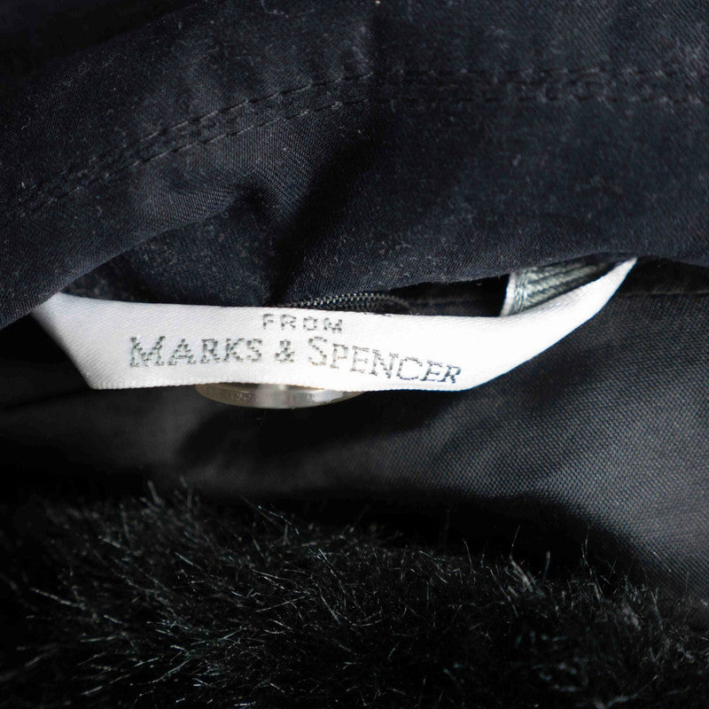 Marks &amp; Spencer Ladies Black  Coat Size 20