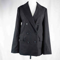 H&amp;M Women's  Double Breasted Jacket Black Size XS NWT