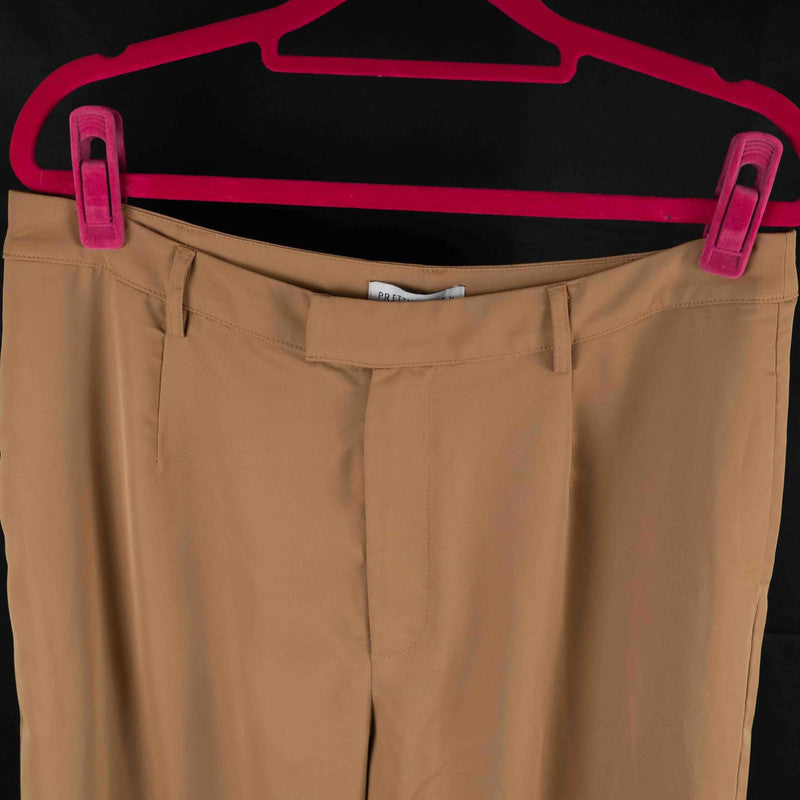 Pretty Lavish Flared Slacks Beige Size 12 NWT
