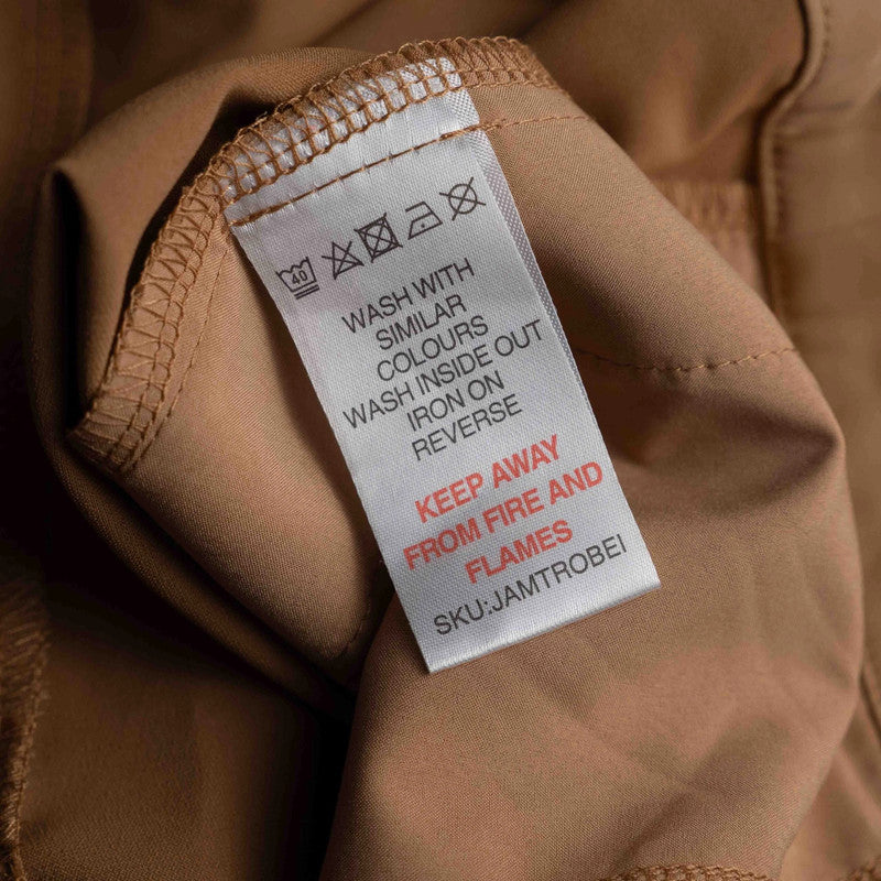 Pretty Lavish Flared Slacks Beige Size 12 NWT