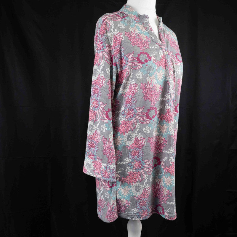 Sugar Crisp Floral Print Tunic Top Size S  NWT