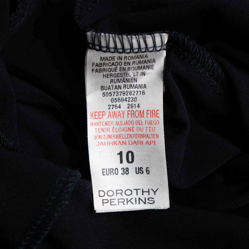Dorothy Perkins Navy Top Size 10