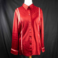 Elvi Red Blouse Size 22