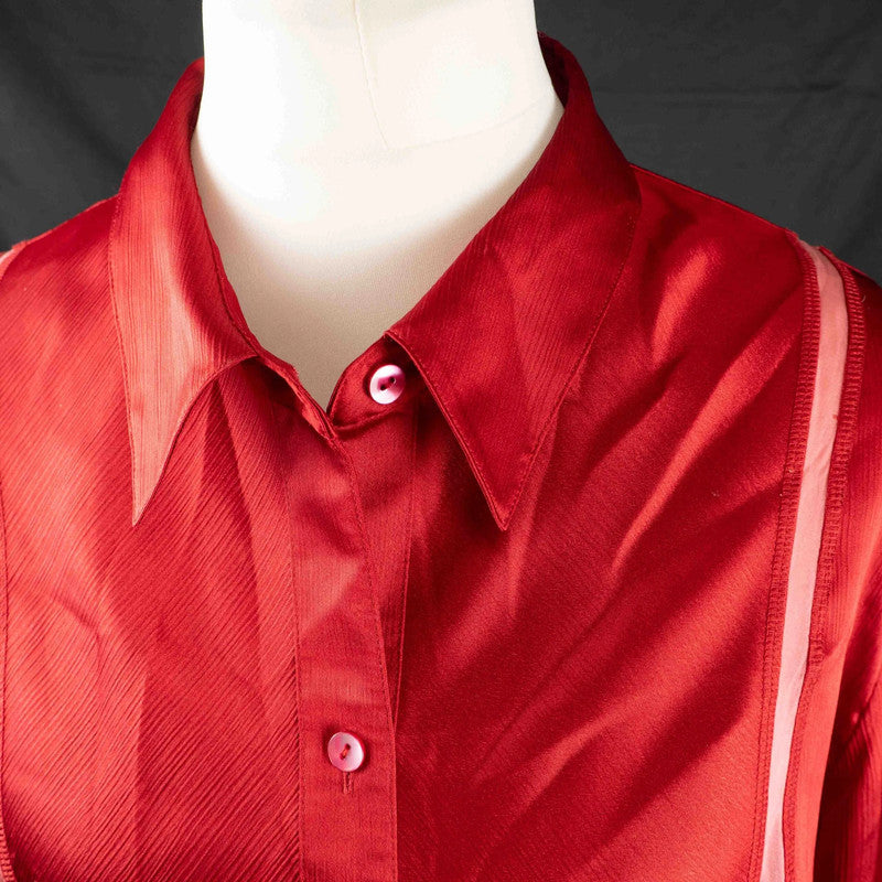 Elvi Red Blouse Size 22
