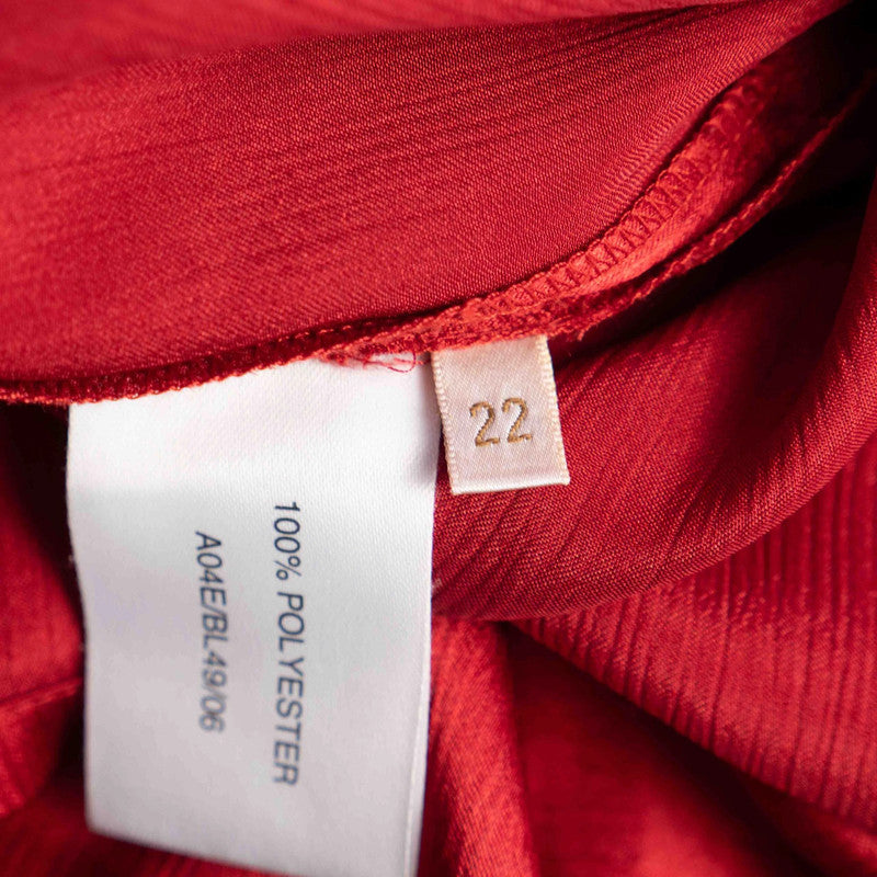 Elvi Red Blouse Size 22