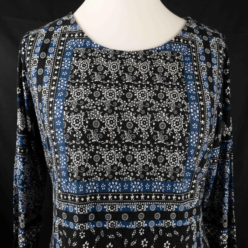 TU Dress Size 20 Blue &amp; Black