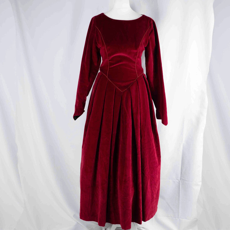 Susan Berry Made to Measure Velvet Red  Dress Possible size 8