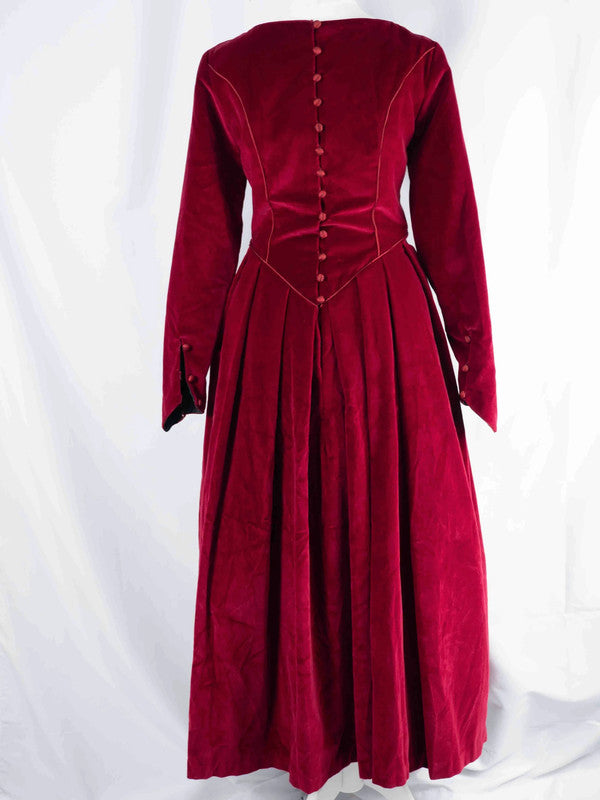 Susan Berry Made to Measure Velvet Red  Dress Possible size 8