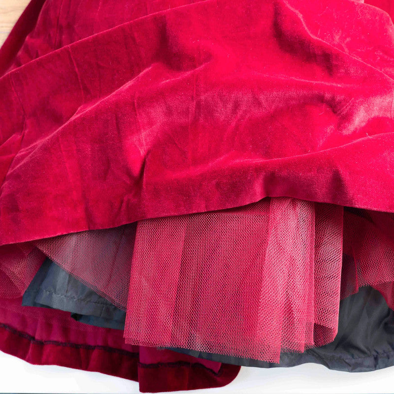 Susan Berry Made to Measure Velvet Red  Dress Possible size 8