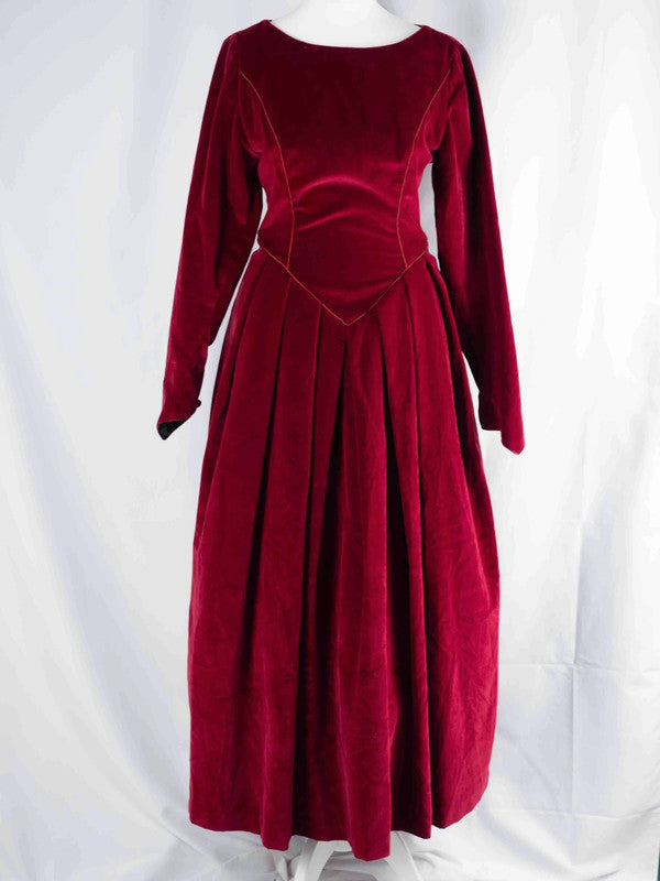 Susan Berry Made to Measure Velvet Red  Dress Possible size 8