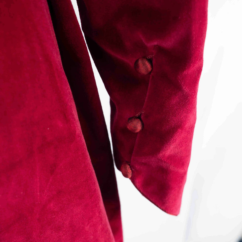 Susan Berry Made to Measure Velvet Red  Dress Possible size 8