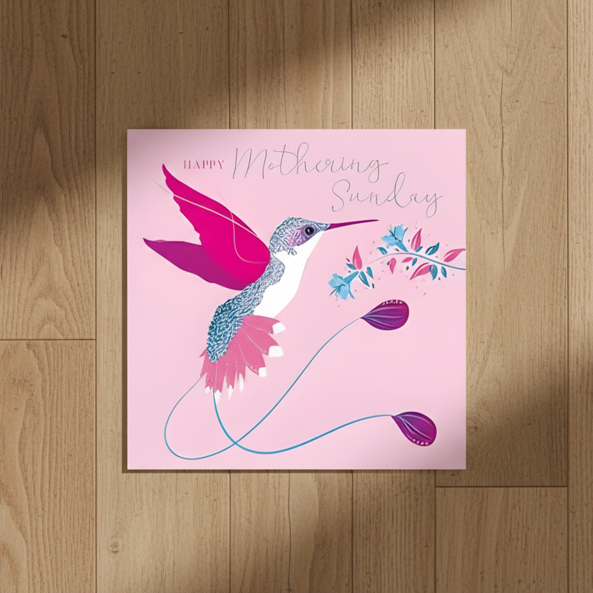 Mother's Day Card - Hummingbird