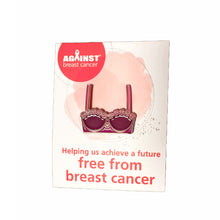 Pink Bra Pin Badge