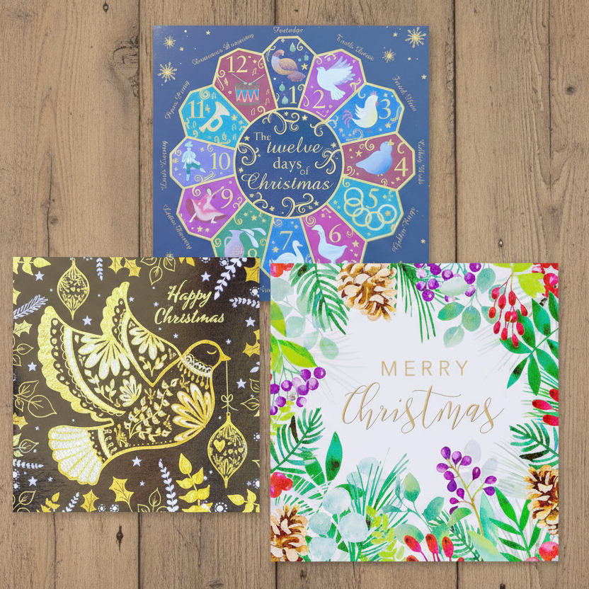 3 Packs of Charity Christmas Cards