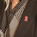 Pink Ribbon Pin Badge