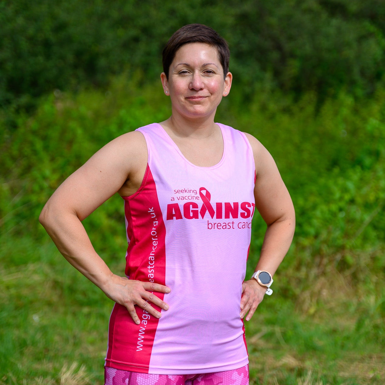 Pale Pink Running Vest