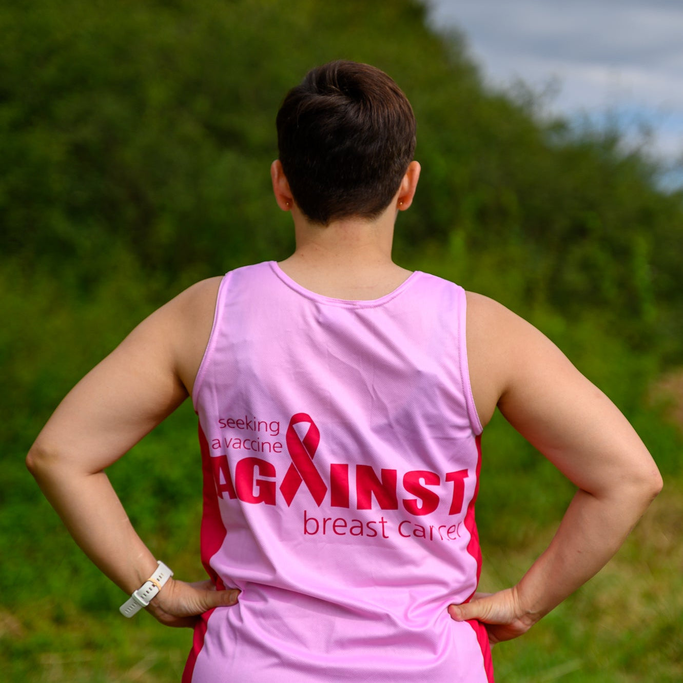 Pale Pink Running Vest