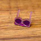Pink Bra Pin Badge