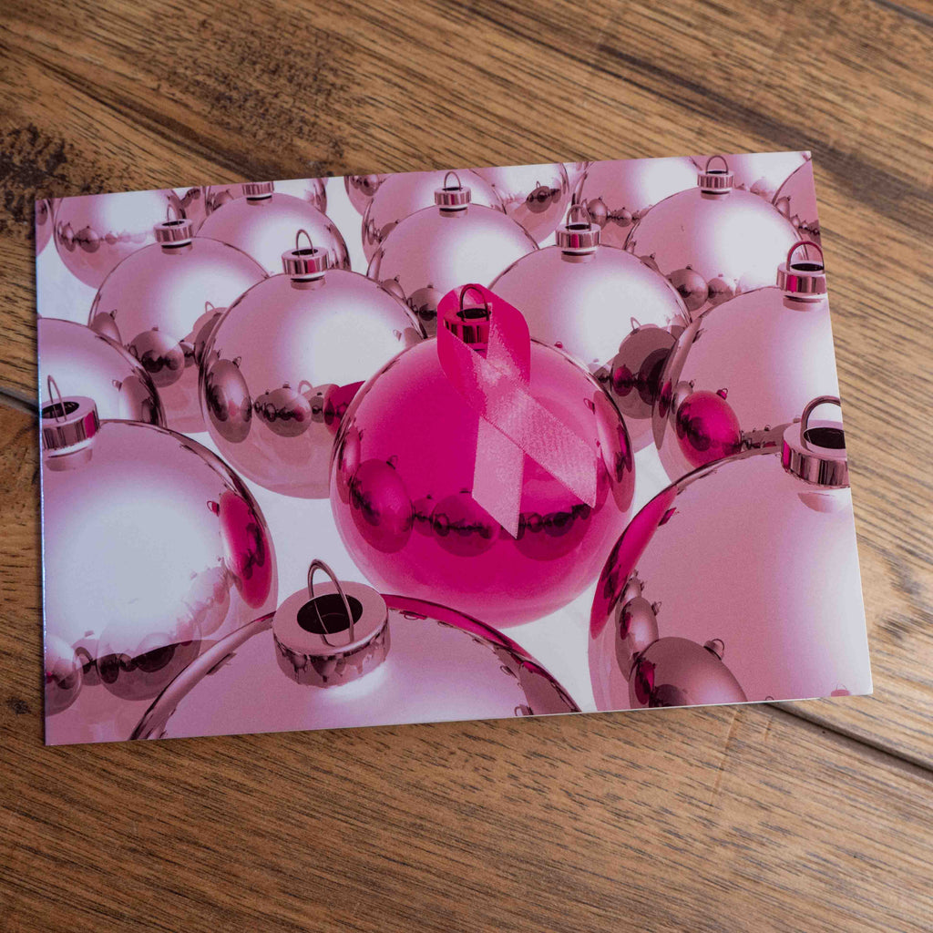 Pink Bauble Charity Christmas Cards