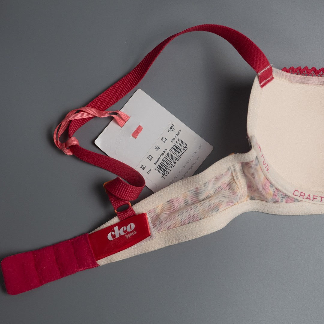 Bra 30C Multi Padded T-Shirt Maddie Pop 7741 Underwired by Cleo  BNWT