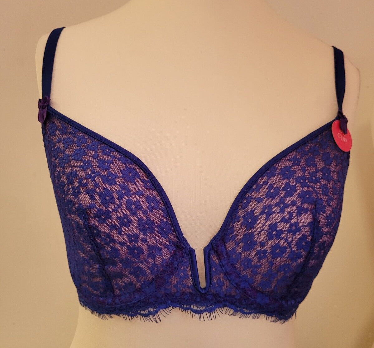 M&amp;S Bra 30DD Blue Mix Full Cup Underwired Non Padded New with Tags