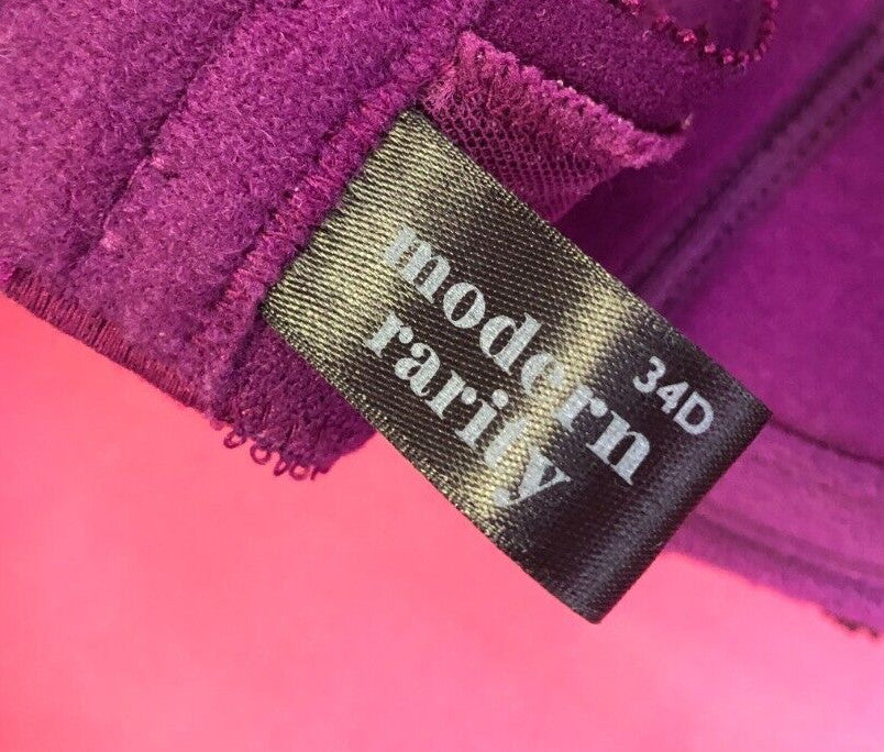 Modern Rarity Bra 34D Purple/Pink Full Cup Underwired Padded by John Lewis BNWT