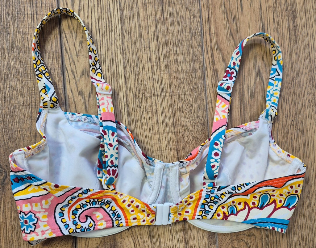 Empreinte 'Boheme' Bikini Top Multicoloured UK 32D NWT