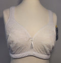 Bra 34C White Non-Wired Non Padded Soft Cup Comfort Straps QX930 by Lunaire BNWT