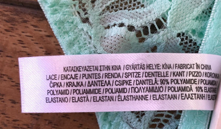 Primark Bra &amp; Brief Set M Mint Green Non Wired Lightly Padded  BNWT