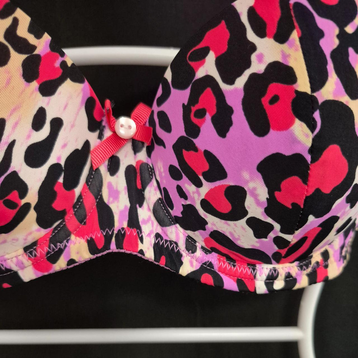 Lepel 'Lilly' Bra Animal Print 30B Underwired Balconette NWT