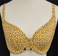 Freya 'Cala Palma' Plunge Bikini Top Yellow/Black 30F NWT