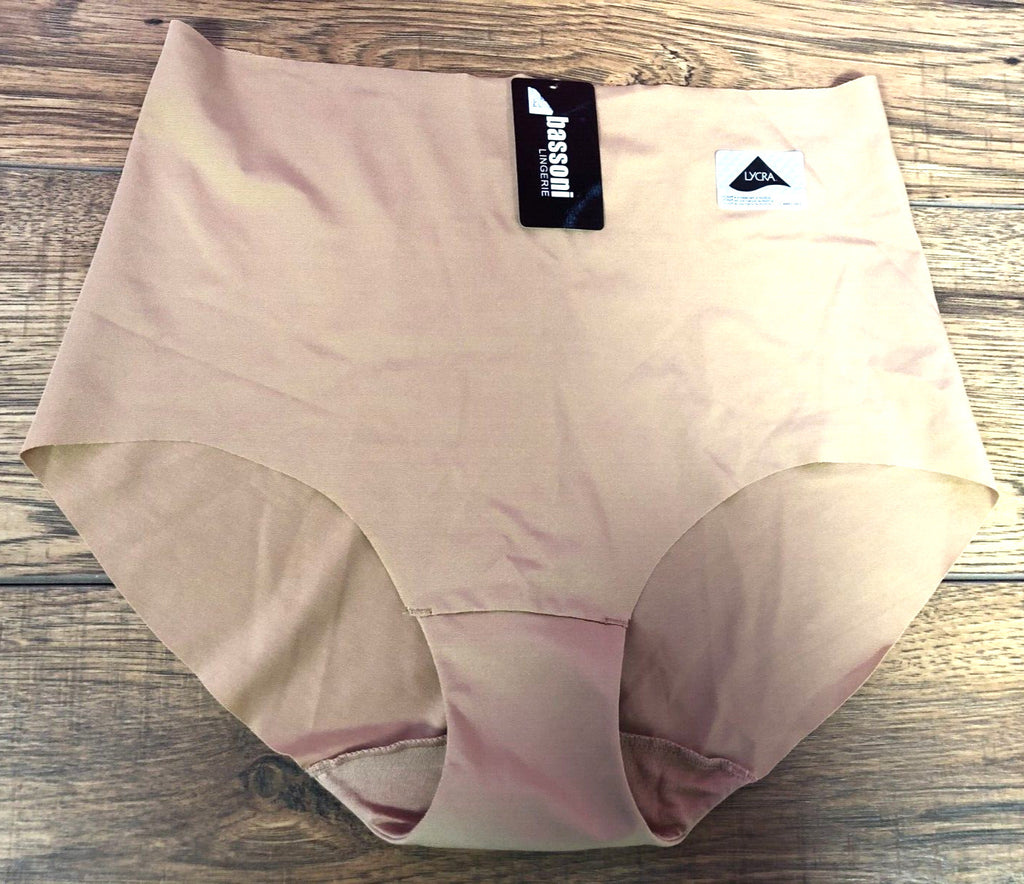 Bassoni Full Brief XL Coffee Full Coverage 8539HM New with Tags