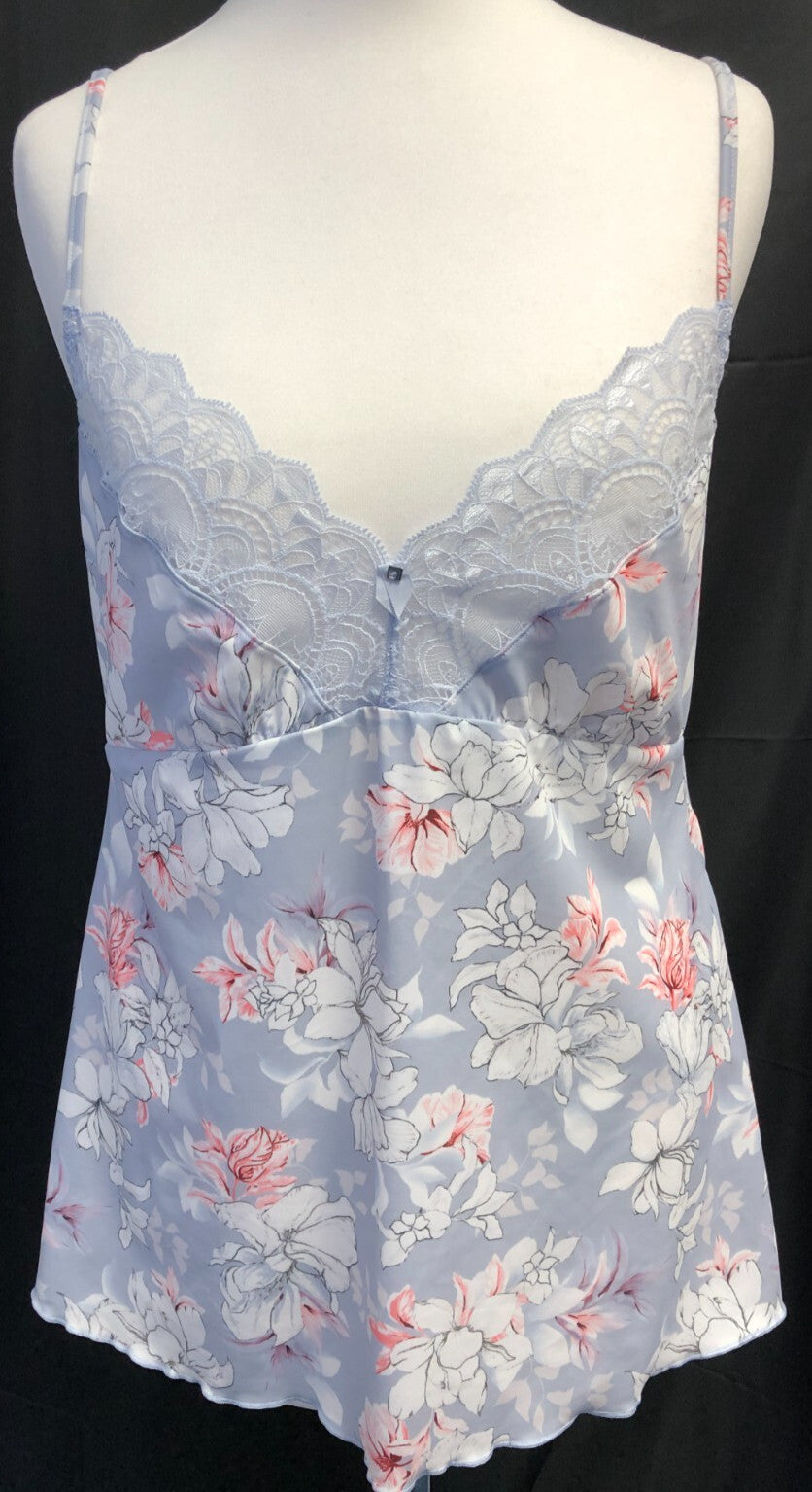 Fantasie Lingerie Camisole S Blue/White/Pink  Floral Non Wired Non Padded BNWT