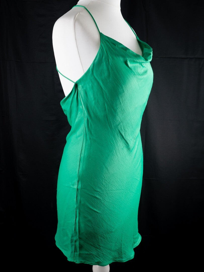 Zara Green Mini Dress Size XS | Pre-Owned