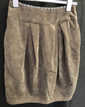 Lunn Jumbo Cord Tulip Skirt Brown Size Small Pre-Owned