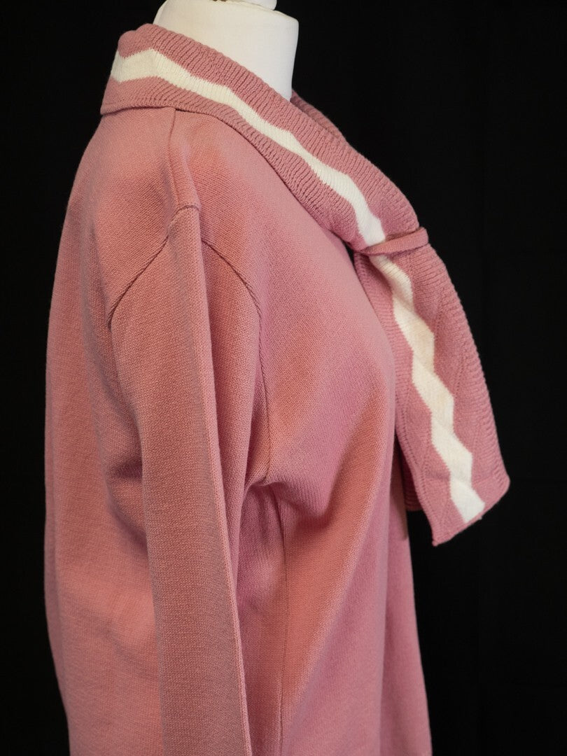 Monique Women's Jumper Pink/White Size M/L NWT