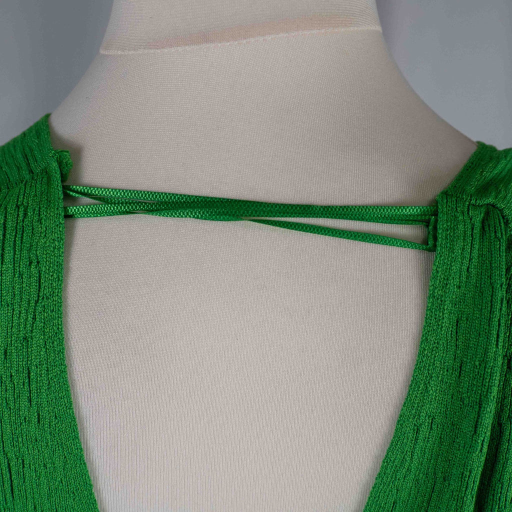 Zara Green Sleeveless Large Top New With Tag RRP £19.99