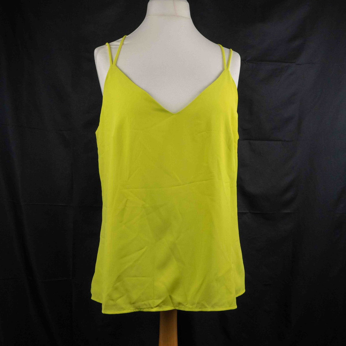F&amp;F Yellow Cross Strap Size 16 Vest Top New With Tag RRP £8.00