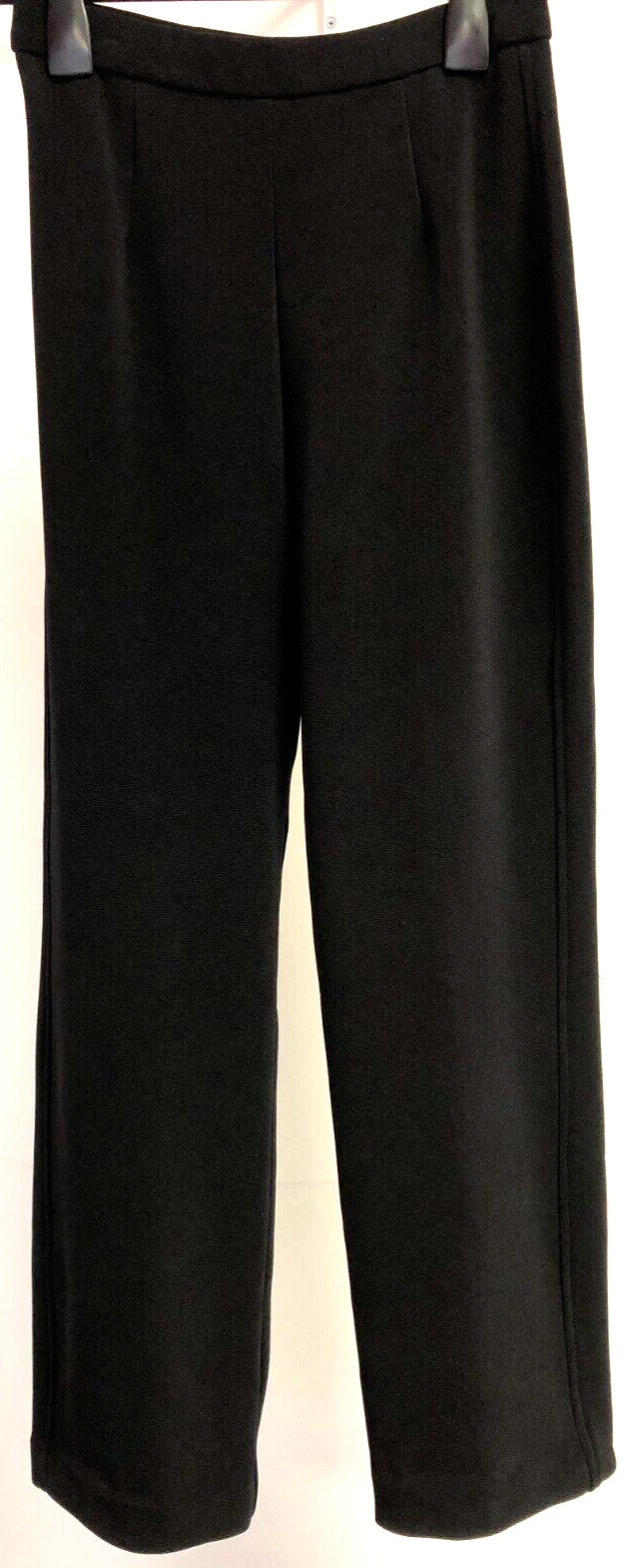 Chico's Design Womens Trousers UK4 Black Straight Leg Stretch  Pre-Owned