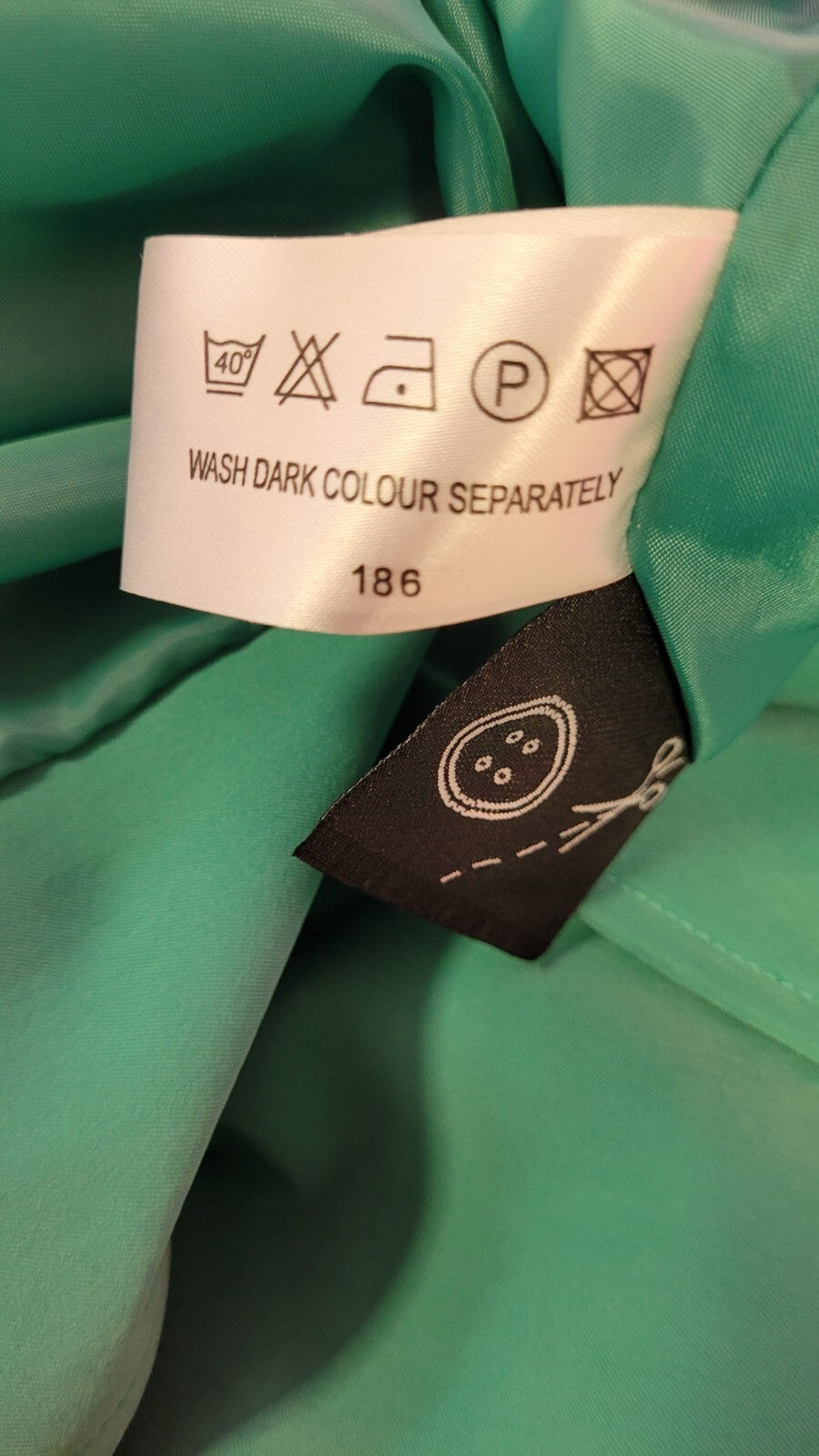 ASTRAKA Raincoat UK- Medium Emerald Green Button Front Pockets Pre-Owned