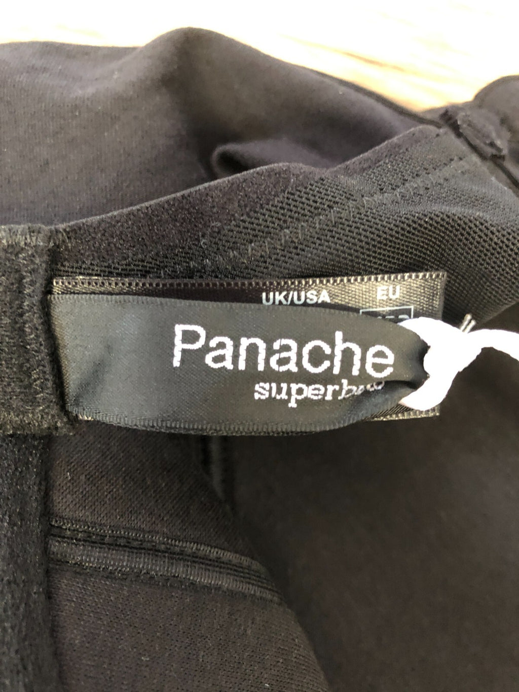 Panache Superbra Cami Top 32DD Black Underwired Padded BNWT
