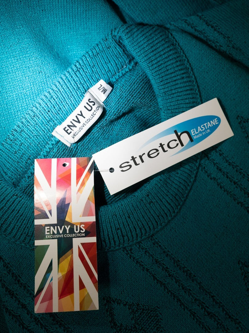 Envy Us Women's Jumper Teal Size M/L NWT