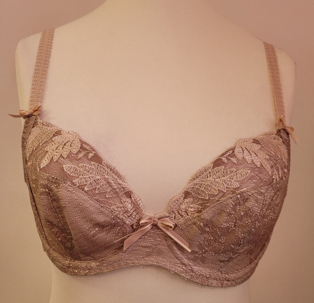 Fantasie Bra 30D Bronze Plunge Balcony Underwired Non Padded Savannah 2152  BNWT