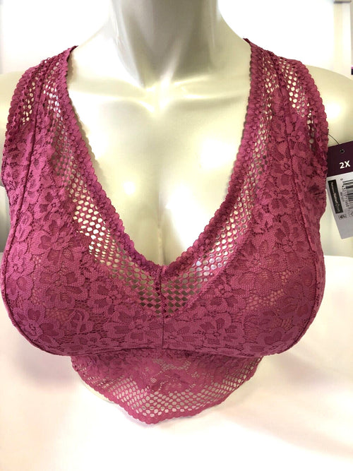 Adored by Adore Me Raspberry Red Jenny Bralette 2X New With Tags