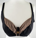 Fantasie Bikini Top Black/Bronze 32E NWT