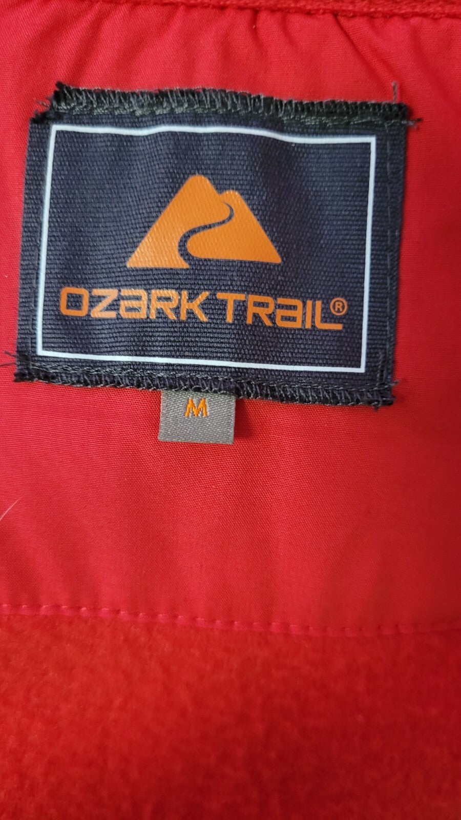 Womens Fleece UK-M Red High Neck Zip Fastening Pockets Ozark Trail Pre-Owned