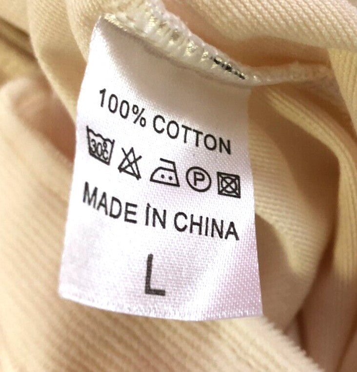Rabbit Hooded Romper Suit Cream Large 100% Cotton New with Tags