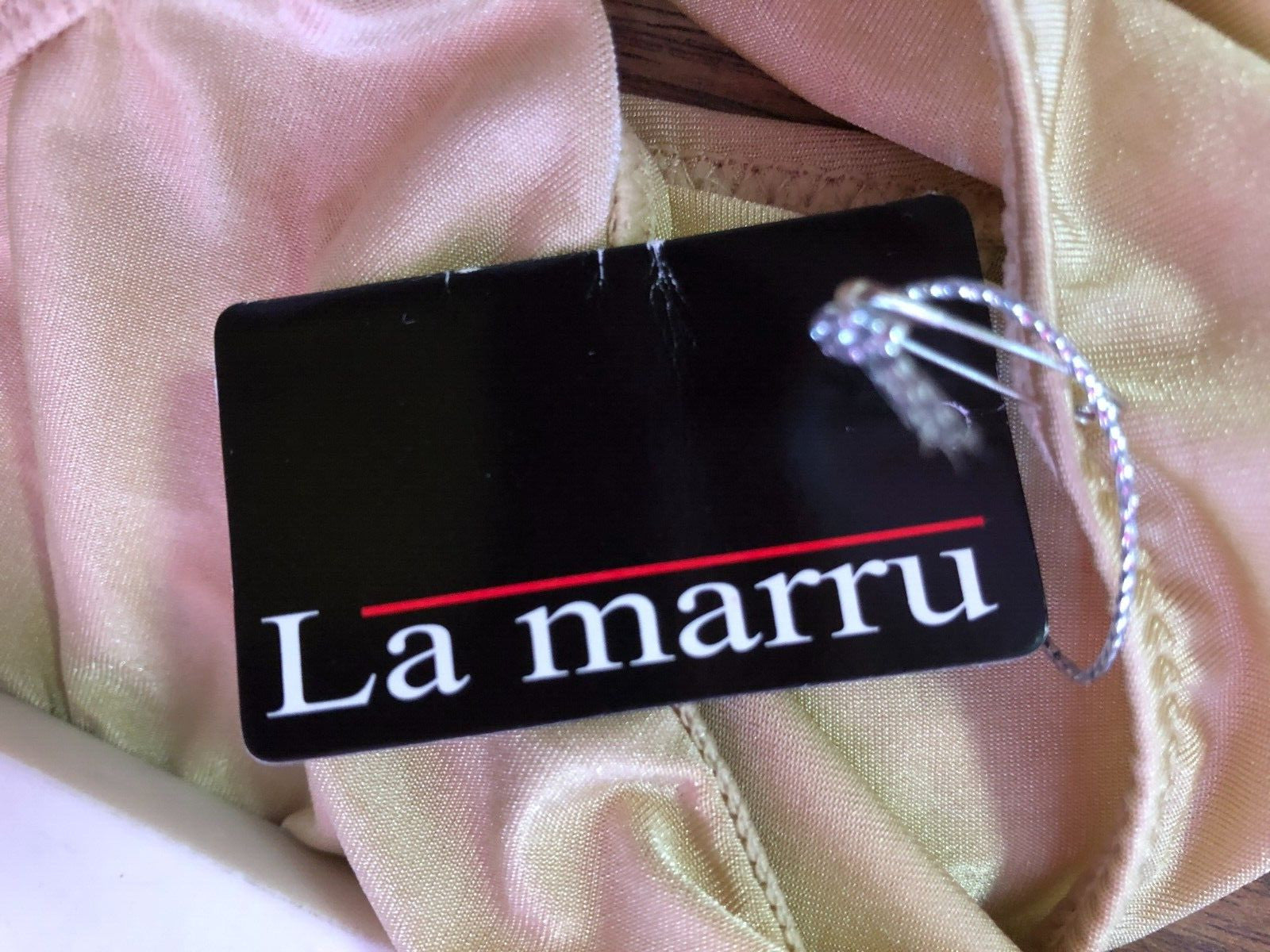 Bra and Thong Set Bra 34B Thong Small Cream by La Marru New With Tags
