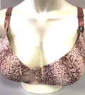 Primark Brown Print Underwired 38F Bra New With Tag
